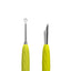 Manicure pusher Uniq 11 Type 2 (slanted pusher + ring)