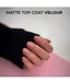 Matte Top Coat "Velour", 7 ml